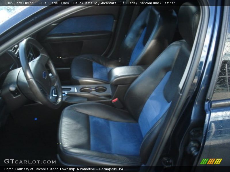 2009 Fusion SE Blue Suede Alcantara Blue Suede/Charcoal Black Leather Interior