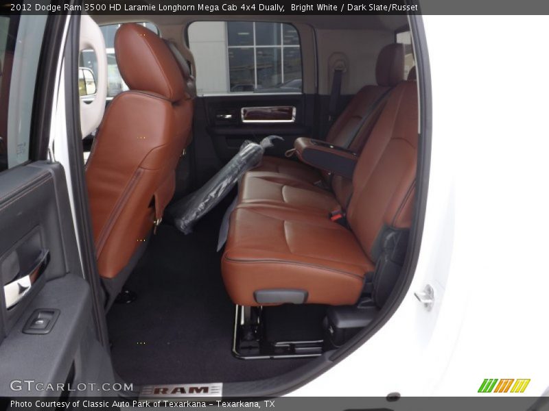 Rear Seat of 2012 Ram 3500 HD Laramie Longhorn Mega Cab 4x4 Dually