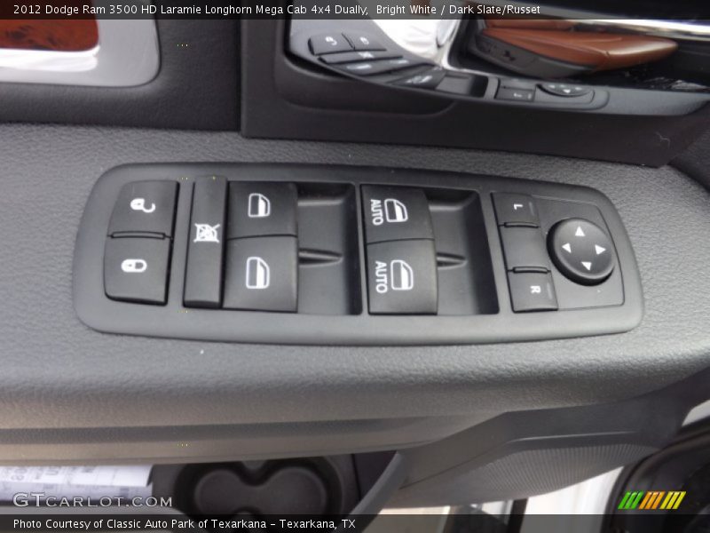 Controls of 2012 Ram 3500 HD Laramie Longhorn Mega Cab 4x4 Dually