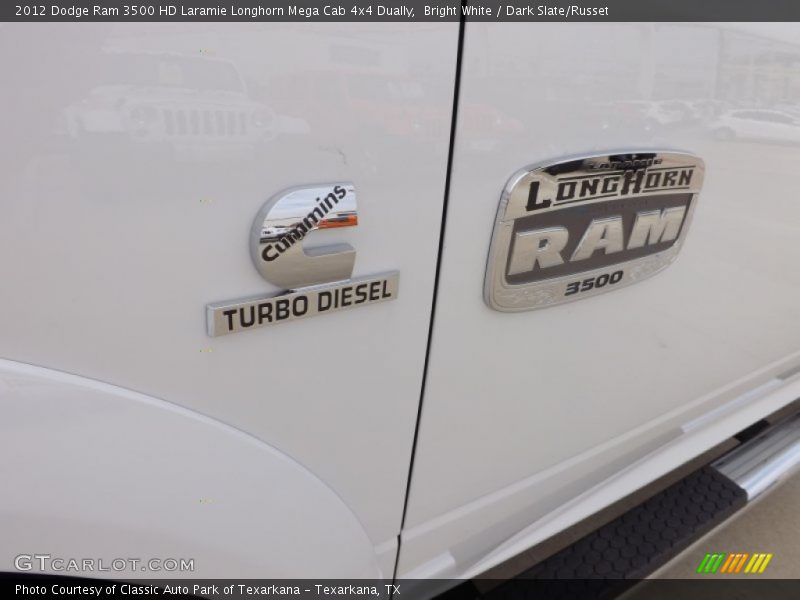  2012 Ram 3500 HD Laramie Longhorn Mega Cab 4x4 Dually Logo