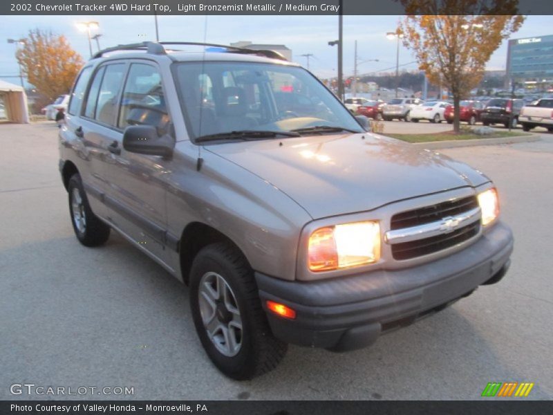 Light Bronzemist Metallic / Medium Gray 2002 Chevrolet Tracker 4WD Hard Top