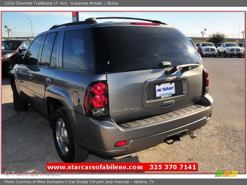 Graystone Metallic / Ebony 2009 Chevrolet TrailBlazer LT 4x4