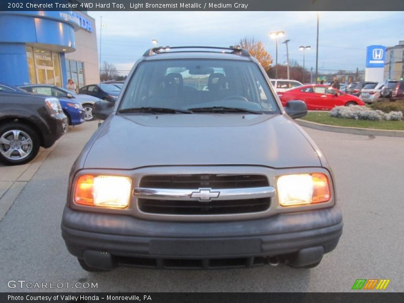 Light Bronzemist Metallic / Medium Gray 2002 Chevrolet Tracker 4WD Hard Top