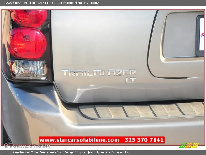 Graystone Metallic / Ebony 2009 Chevrolet TrailBlazer LT 4x4