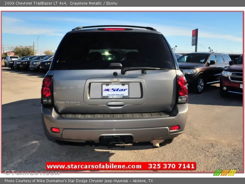 Graystone Metallic / Ebony 2009 Chevrolet TrailBlazer LT 4x4