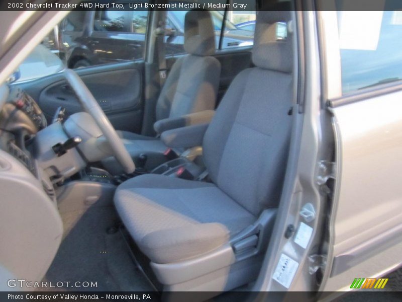 Light Bronzemist Metallic / Medium Gray 2002 Chevrolet Tracker 4WD Hard Top