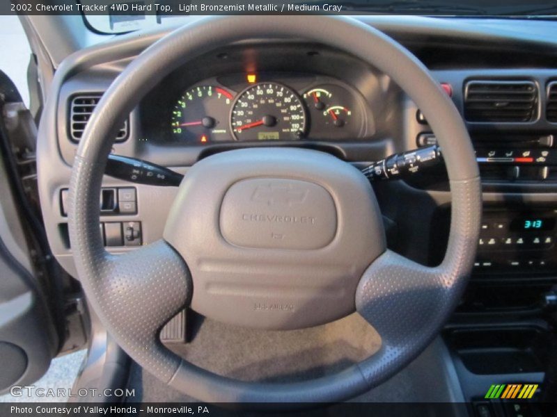 Light Bronzemist Metallic / Medium Gray 2002 Chevrolet Tracker 4WD Hard Top