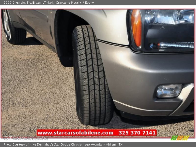 Graystone Metallic / Ebony 2009 Chevrolet TrailBlazer LT 4x4