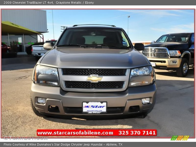 Graystone Metallic / Ebony 2009 Chevrolet TrailBlazer LT 4x4