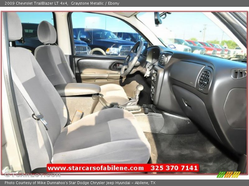 Graystone Metallic / Ebony 2009 Chevrolet TrailBlazer LT 4x4