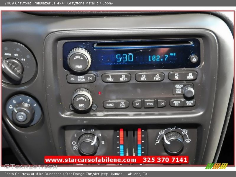 Graystone Metallic / Ebony 2009 Chevrolet TrailBlazer LT 4x4