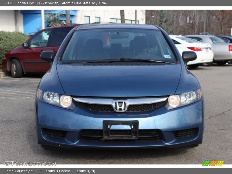 Atomic Blue Metallic / Gray 2010 Honda Civic DX-VP Sedan