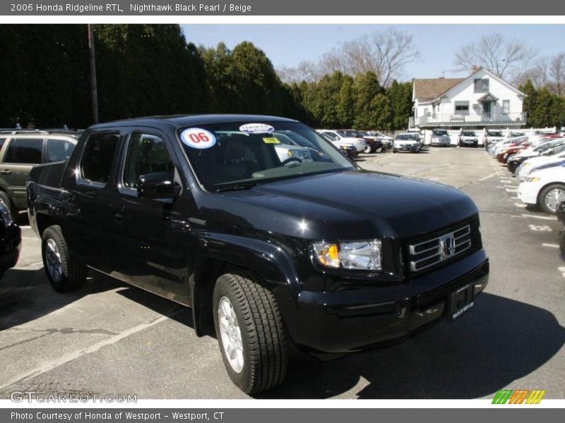 Nighthawk Black Pearl / Beige 2006 Honda Ridgeline RTL