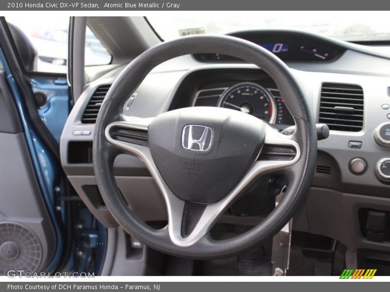 Atomic Blue Metallic / Gray 2010 Honda Civic DX-VP Sedan