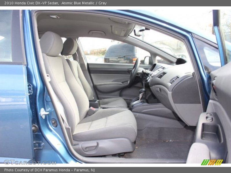 Atomic Blue Metallic / Gray 2010 Honda Civic DX-VP Sedan
