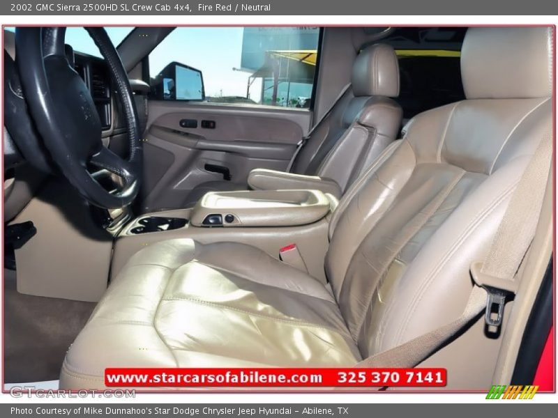 Fire Red / Neutral 2002 GMC Sierra 2500HD SL Crew Cab 4x4