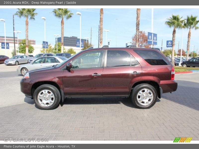 Deep Mahogany Pearl / Saddle 2001 Acura MDX
