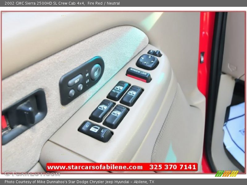 Fire Red / Neutral 2002 GMC Sierra 2500HD SL Crew Cab 4x4