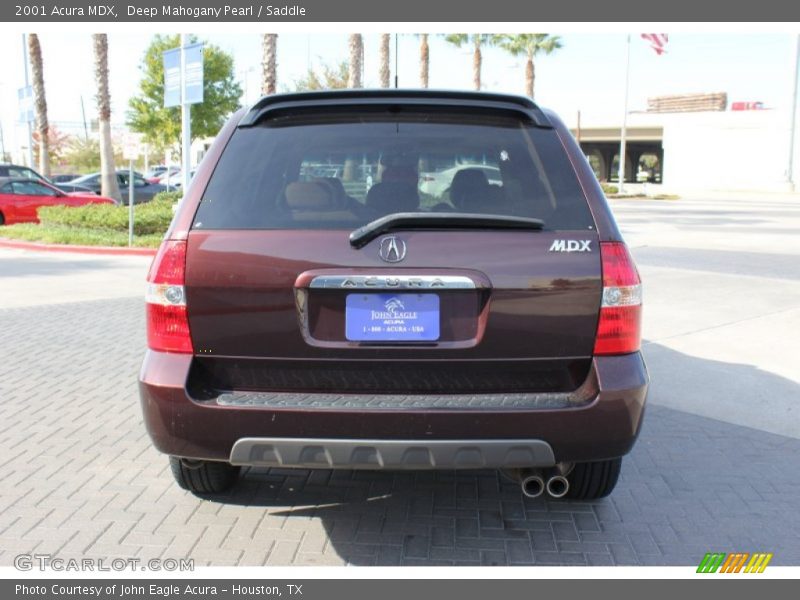 Deep Mahogany Pearl / Saddle 2001 Acura MDX