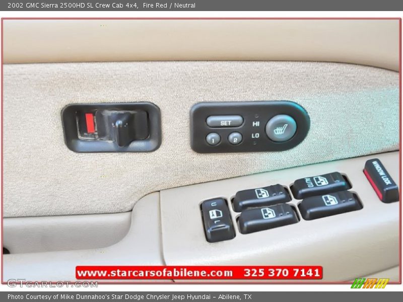 Fire Red / Neutral 2002 GMC Sierra 2500HD SL Crew Cab 4x4