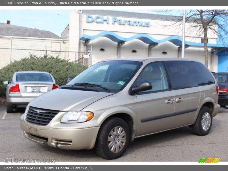 Linen Gold Metallic / Dark Khaki/Light Graystone 2006 Chrysler Town & Country