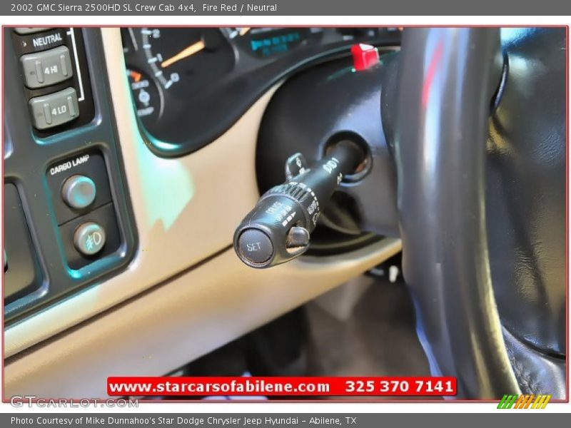 Fire Red / Neutral 2002 GMC Sierra 2500HD SL Crew Cab 4x4