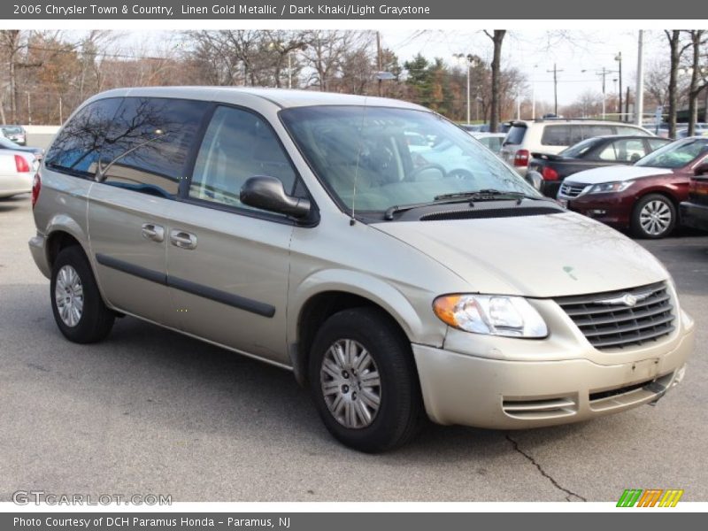 Linen Gold Metallic / Dark Khaki/Light Graystone 2006 Chrysler Town & Country