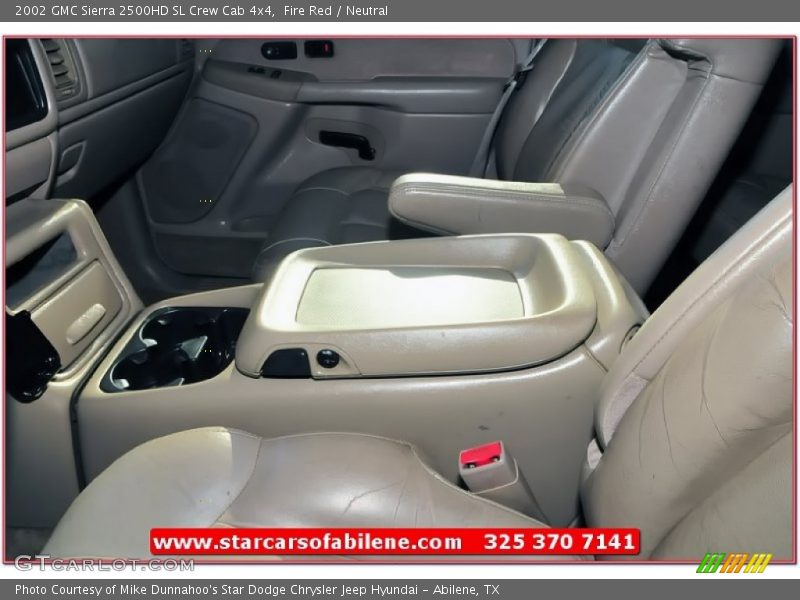 Fire Red / Neutral 2002 GMC Sierra 2500HD SL Crew Cab 4x4