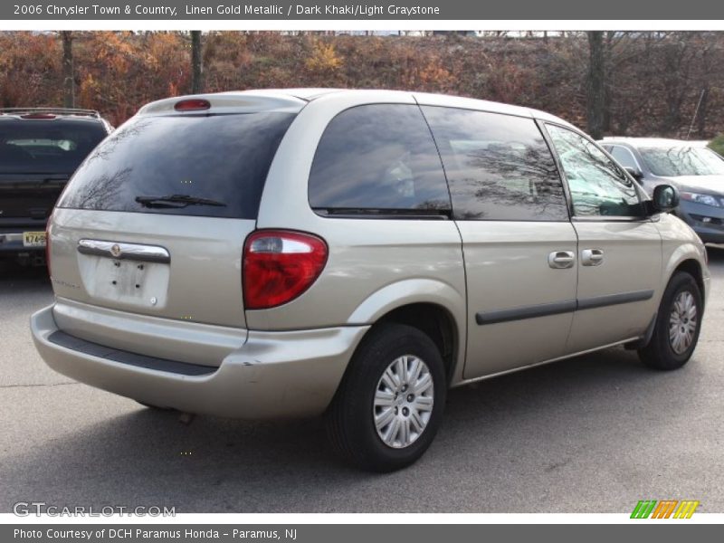 Linen Gold Metallic / Dark Khaki/Light Graystone 2006 Chrysler Town & Country