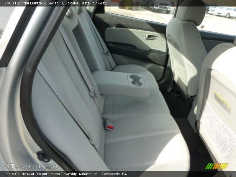 QuickSilver Metallic / Gray 2008 Hyundai Elantra SE Sedan