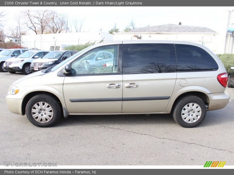 Linen Gold Metallic / Dark Khaki/Light Graystone 2006 Chrysler Town & Country