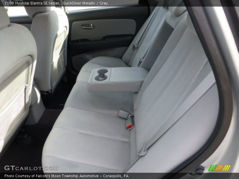 QuickSilver Metallic / Gray 2008 Hyundai Elantra SE Sedan