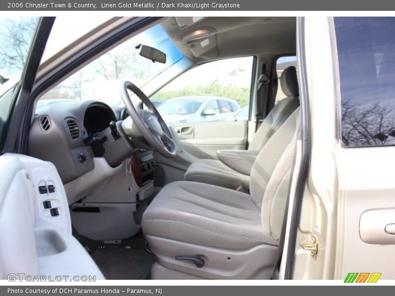 Linen Gold Metallic / Dark Khaki/Light Graystone 2006 Chrysler Town & Country