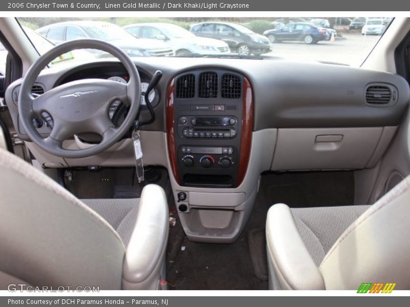 Linen Gold Metallic / Dark Khaki/Light Graystone 2006 Chrysler Town & Country