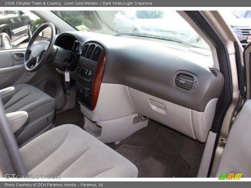 Linen Gold Metallic / Dark Khaki/Light Graystone 2006 Chrysler Town & Country