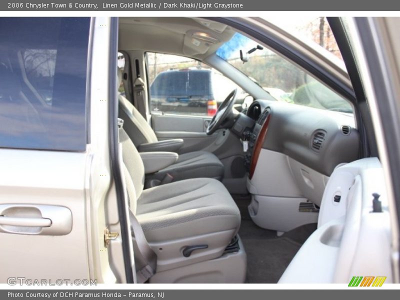 Linen Gold Metallic / Dark Khaki/Light Graystone 2006 Chrysler Town & Country