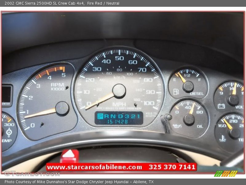 Fire Red / Neutral 2002 GMC Sierra 2500HD SL Crew Cab 4x4