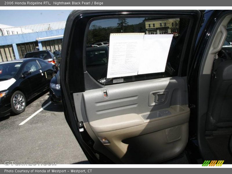 Nighthawk Black Pearl / Beige 2006 Honda Ridgeline RTL