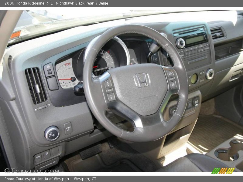 Nighthawk Black Pearl / Beige 2006 Honda Ridgeline RTL