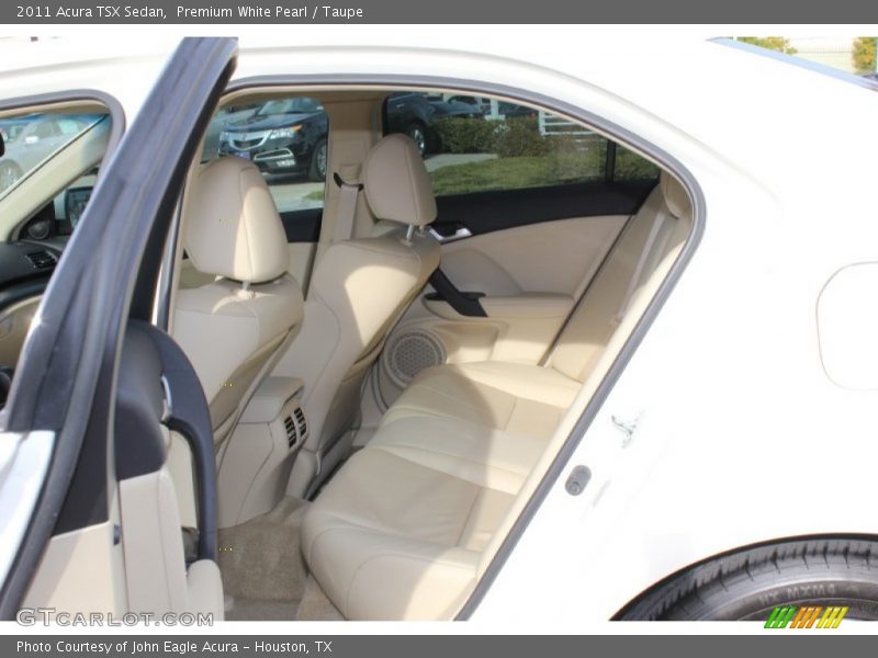 Premium White Pearl / Taupe 2011 Acura TSX Sedan