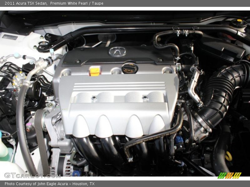 Premium White Pearl / Taupe 2011 Acura TSX Sedan