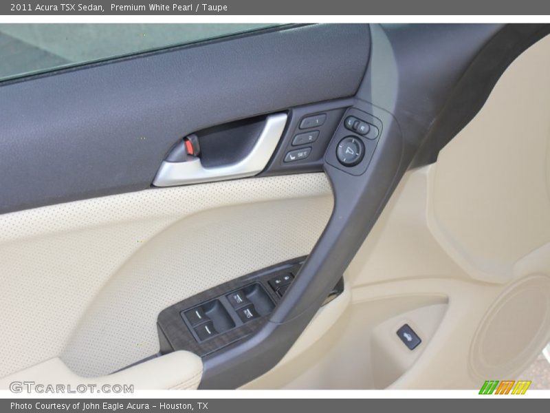 Premium White Pearl / Taupe 2011 Acura TSX Sedan