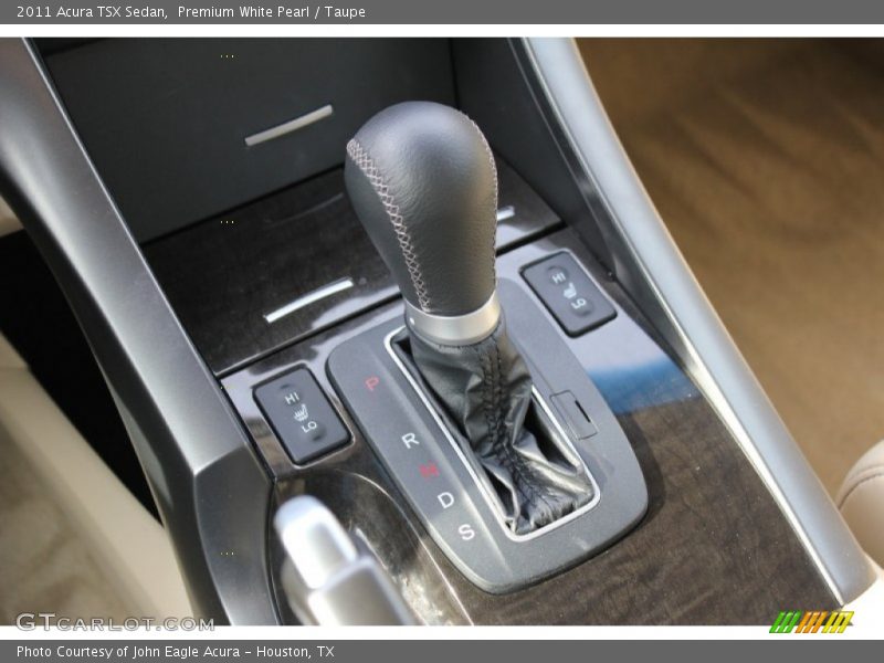 Premium White Pearl / Taupe 2011 Acura TSX Sedan