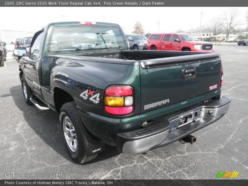 Polo Green Metallic / Dark Pewter 2005 GMC Sierra 1500 Work Truck Regular Cab 4x4
