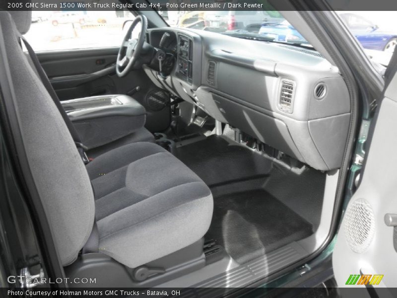 Polo Green Metallic / Dark Pewter 2005 GMC Sierra 1500 Work Truck Regular Cab 4x4