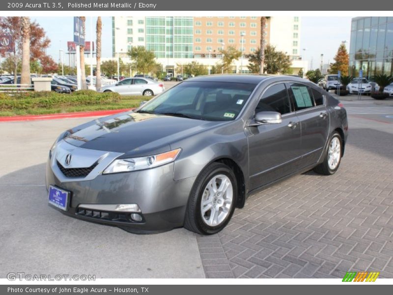 Polished Metal Metallic / Ebony 2009 Acura TL 3.5