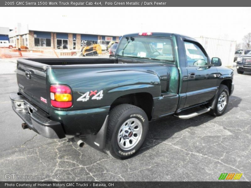 Polo Green Metallic / Dark Pewter 2005 GMC Sierra 1500 Work Truck Regular Cab 4x4