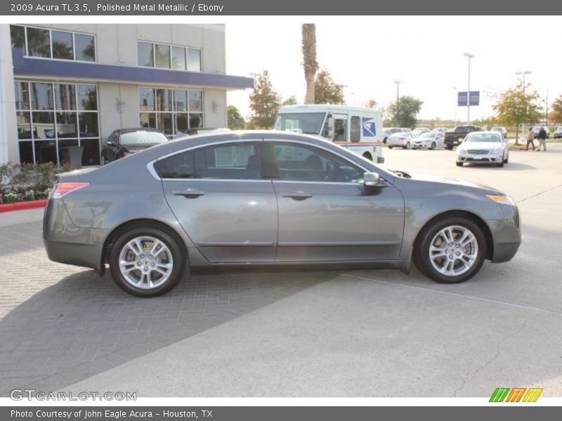 Polished Metal Metallic / Ebony 2009 Acura TL 3.5