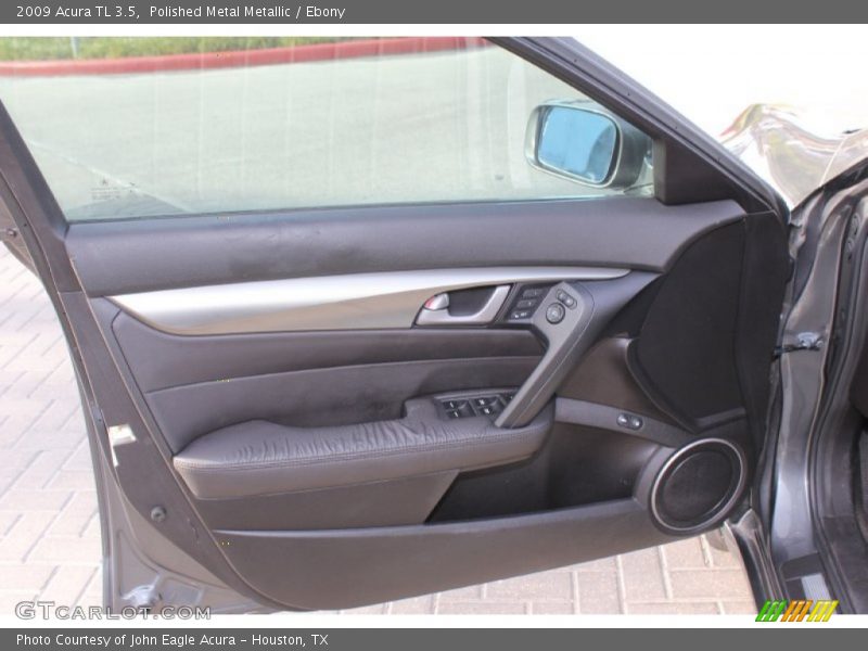 Polished Metal Metallic / Ebony 2009 Acura TL 3.5
