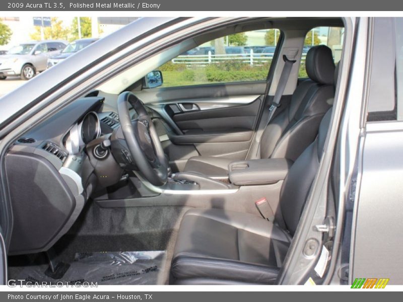 Polished Metal Metallic / Ebony 2009 Acura TL 3.5